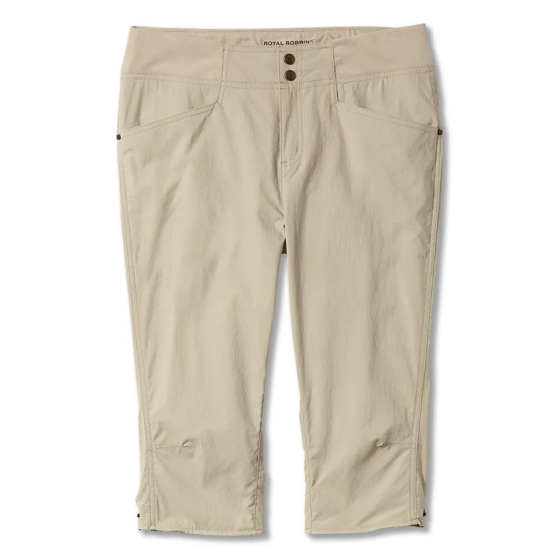 Royal Robbins Womens Bug Barrier Jammer Zip Pant Light Khaki-3
